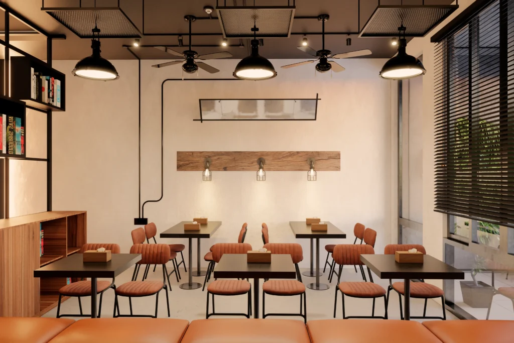 Quán Cafe Industrial – Phong Cách Công Nghiệp Cá Tính